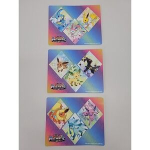 Pokemon TCG - Prismatic Evolution - Tech Sticker Set All 3 Designs Stickers Only